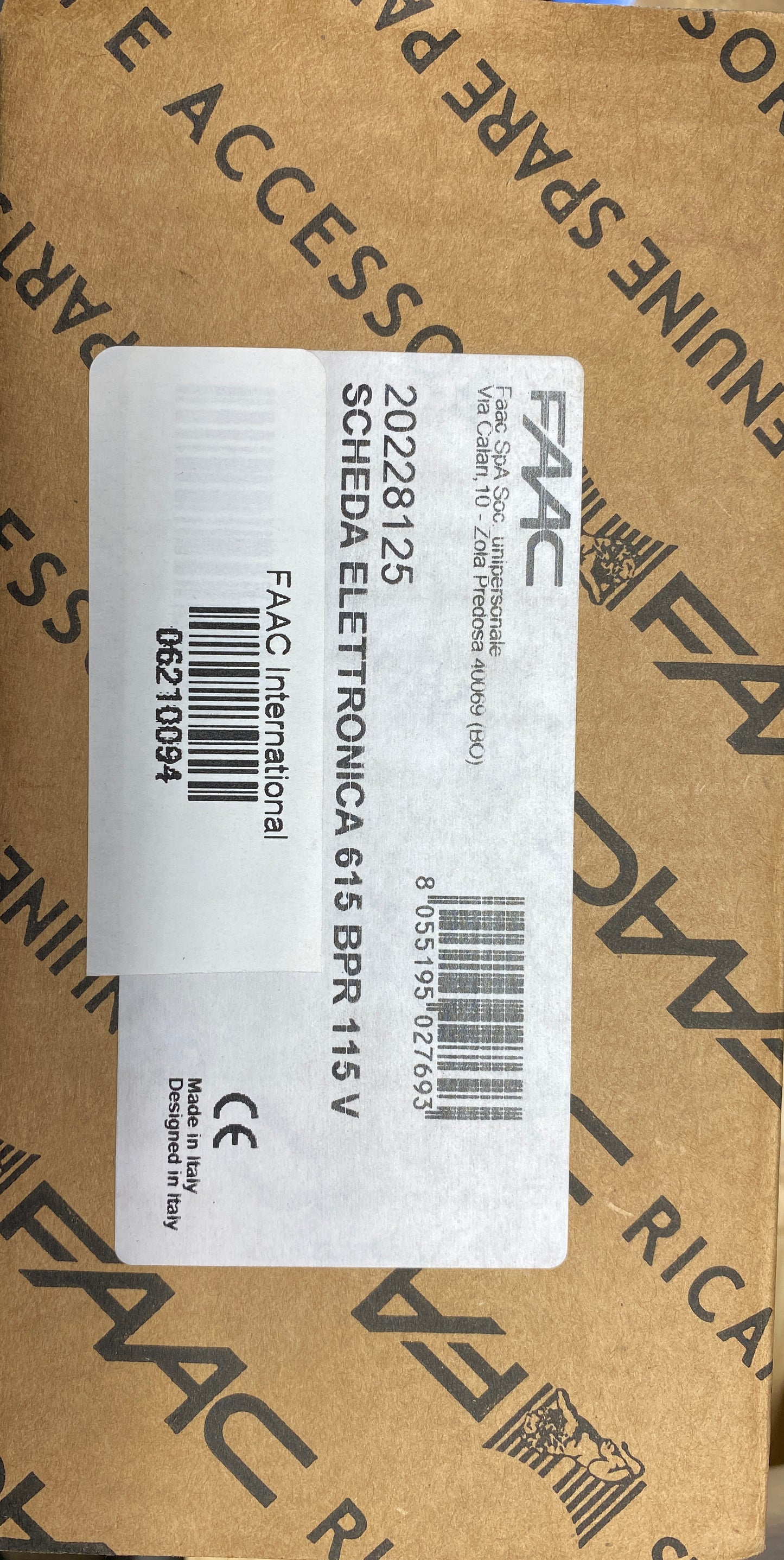 2022.8125 FAAC GATE CONTROLLER