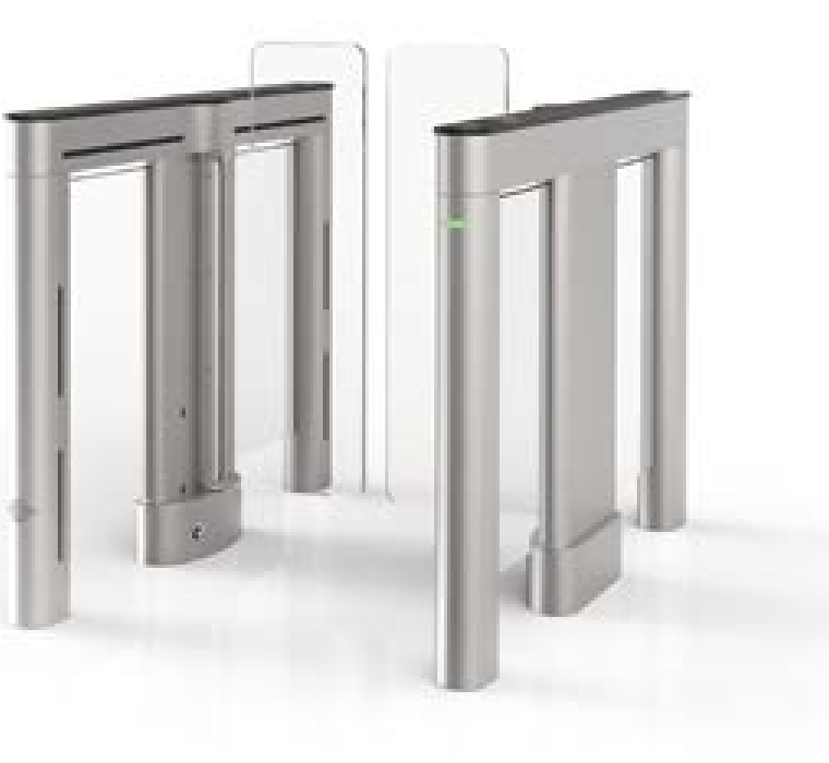 Alvarado SU5000 Optical Turnstile with Barrier Panels