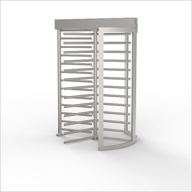 CLST Full Height Turnstile with Clear Side Panel