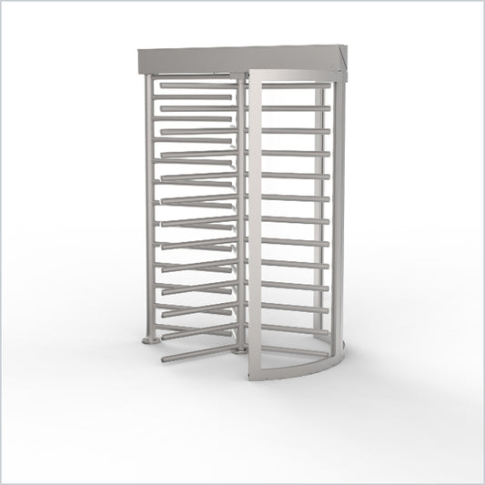CLST Full Height Turnstile with Clear Side Panel