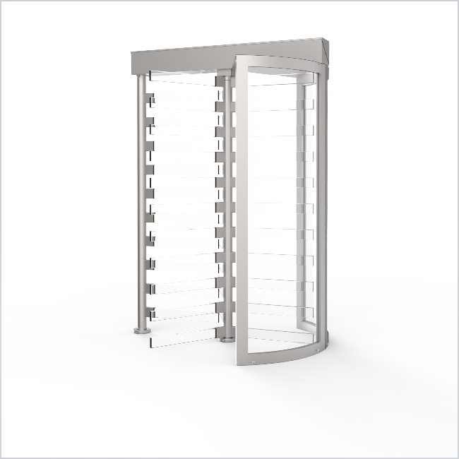 CPST Full Height Turnstile with Clear Arms