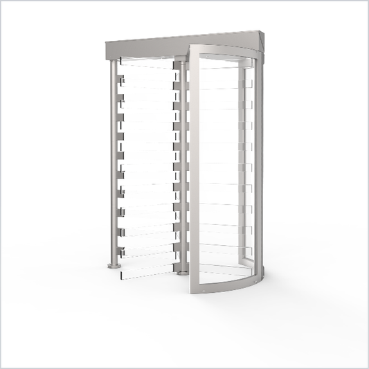 CPST Full Height Turnstile with Clear Arms