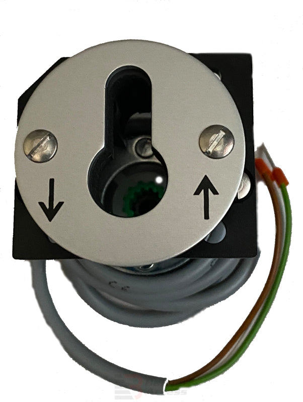 SS02-KA-E MICRODRIVE KEY SWITCH.  LOCK OPEN / MOMENTARY CLOSE  Includes lock, keys, switch, bezel and wires - NOT INSTALLED